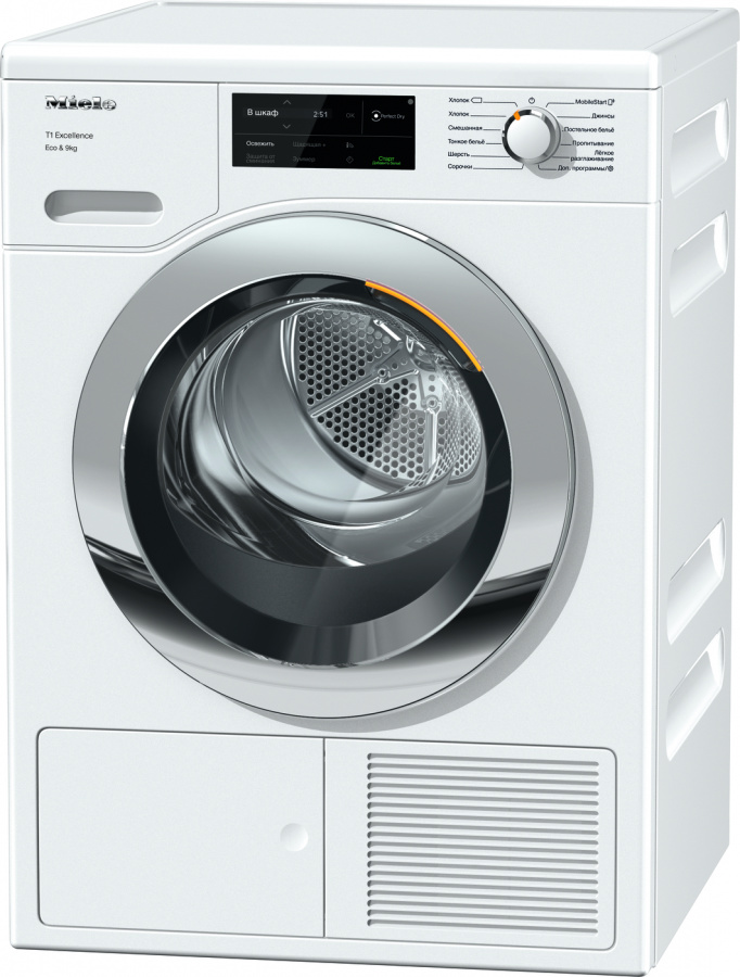 Миле Сушильная машина TEJ 665 WP Chrome Edition Miele