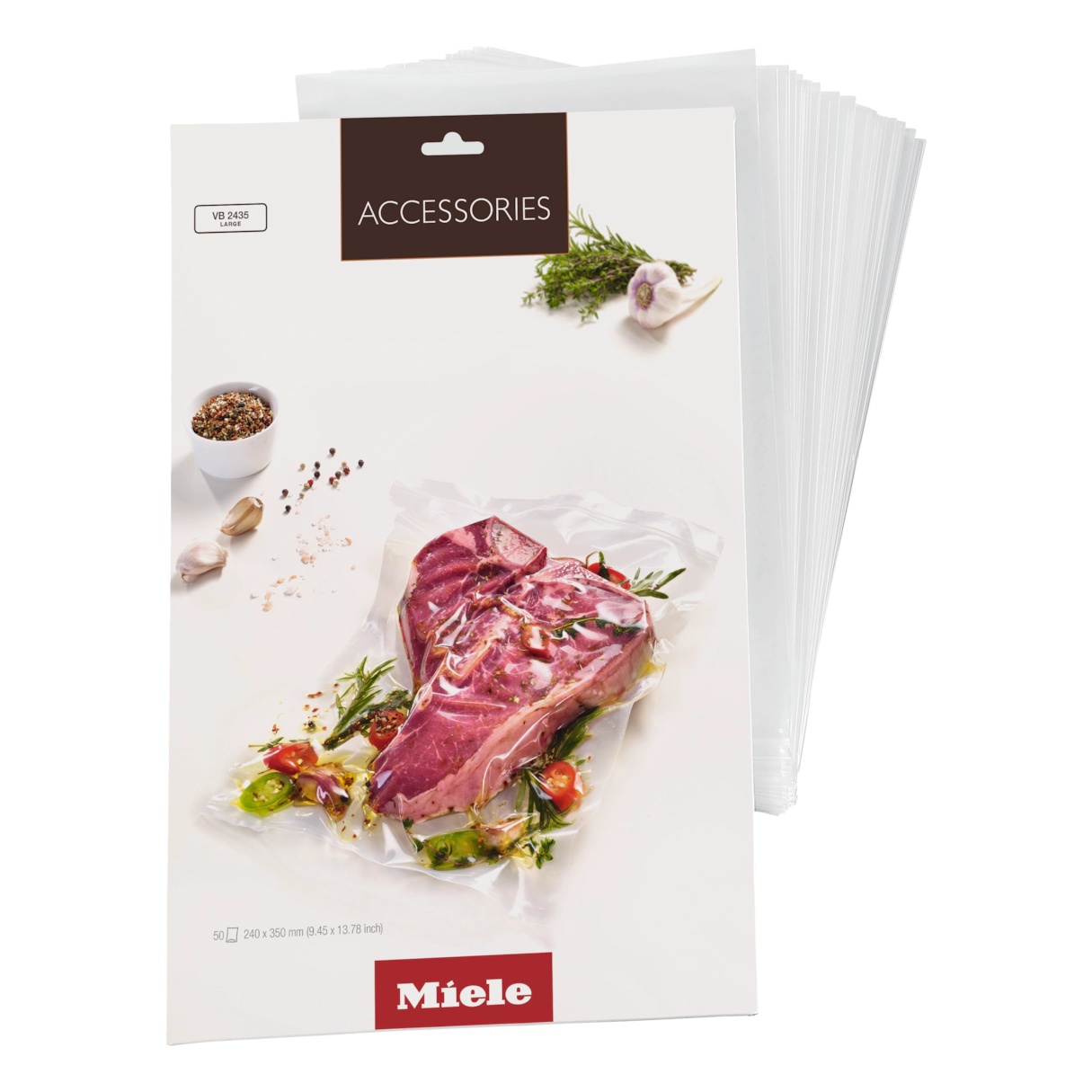 Пакеты для вакууматора 240x350мм VB 2435 Miele купить в Нефтеюганске | Всегда в наличии! | Артикул 10380630 | Официальный сайт