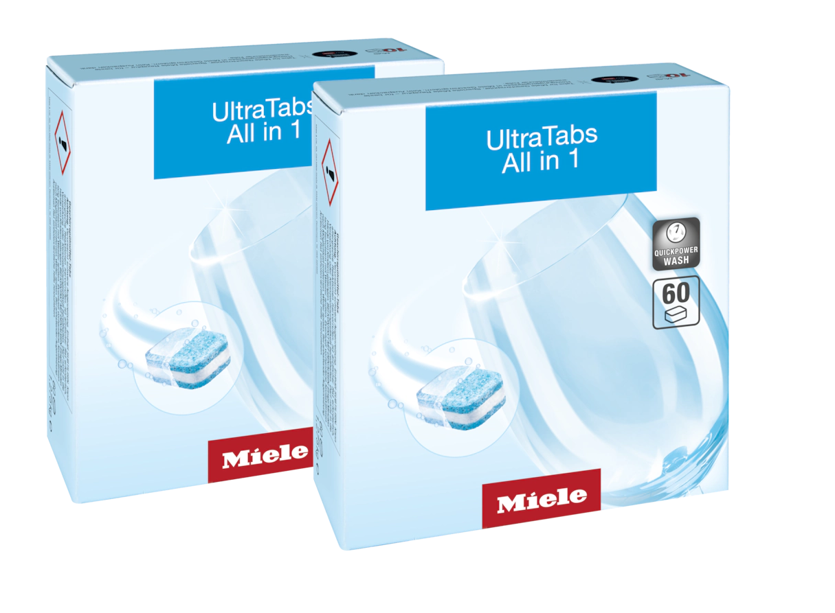 Комплект таблеток для мытья посуды в ПММ UltraTabs All in 1 (120) шт. Miele купить в Нефтеюганске | Всегда в наличии! | Артикул 11346990 | Официальный сайт