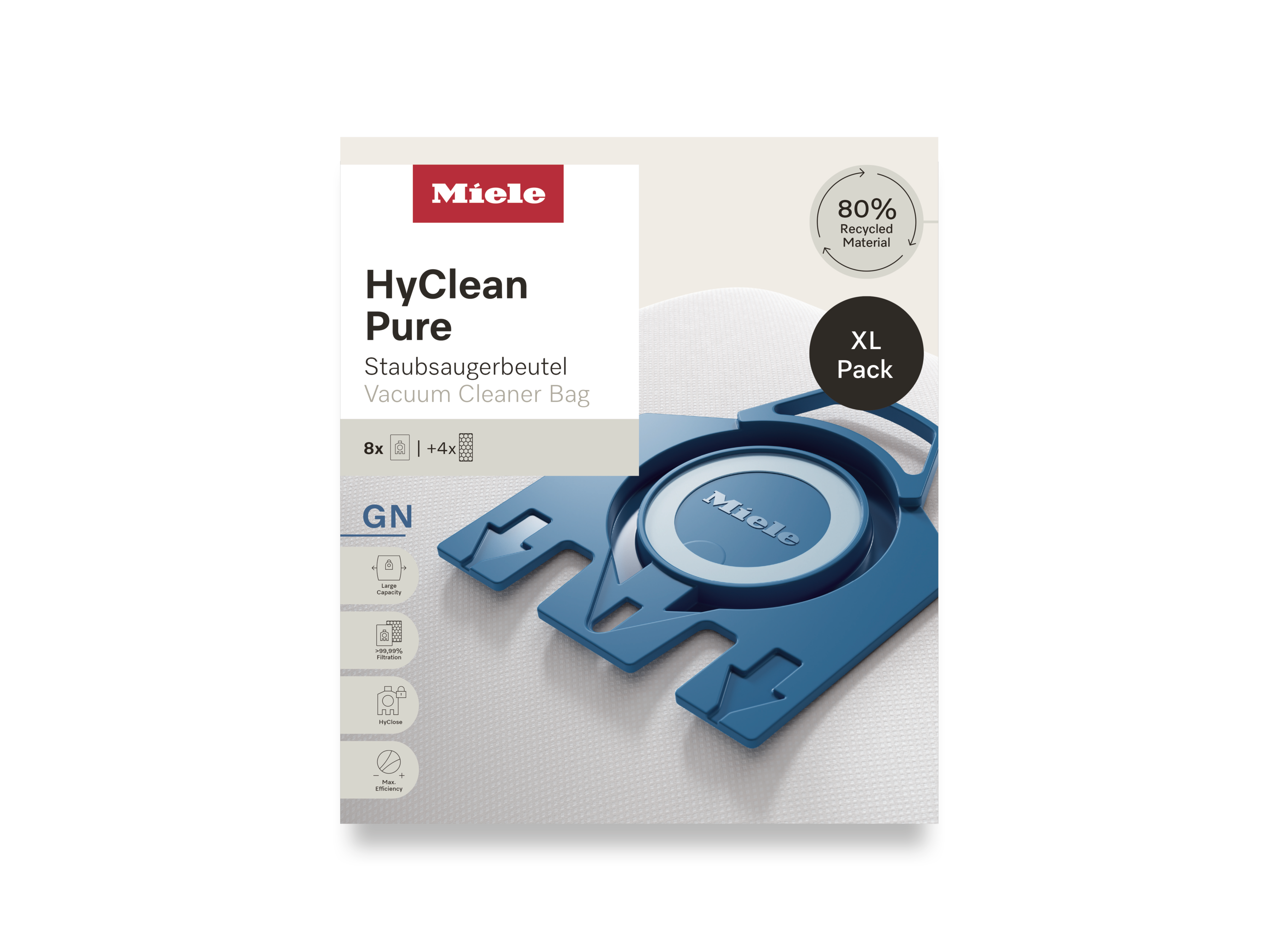 Комплект мешков-пылесборников HyClean Pure GN XL Miele купить в Нефтеюганске | Всегда в наличии! | Артикул 12497870 | Официальный сайт